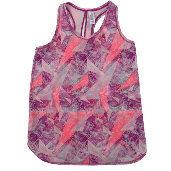Ivivva By Lululemon Size 14 Sun Sprinter Singlet Tank SUBR/ROCR Colorful Pink - Picture 1 of 8
